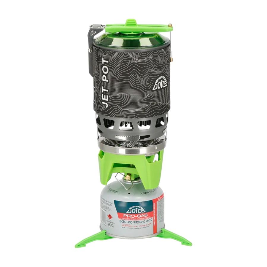 Cocinilla Con Olla de Ebullición Doite Jet Pot Verde