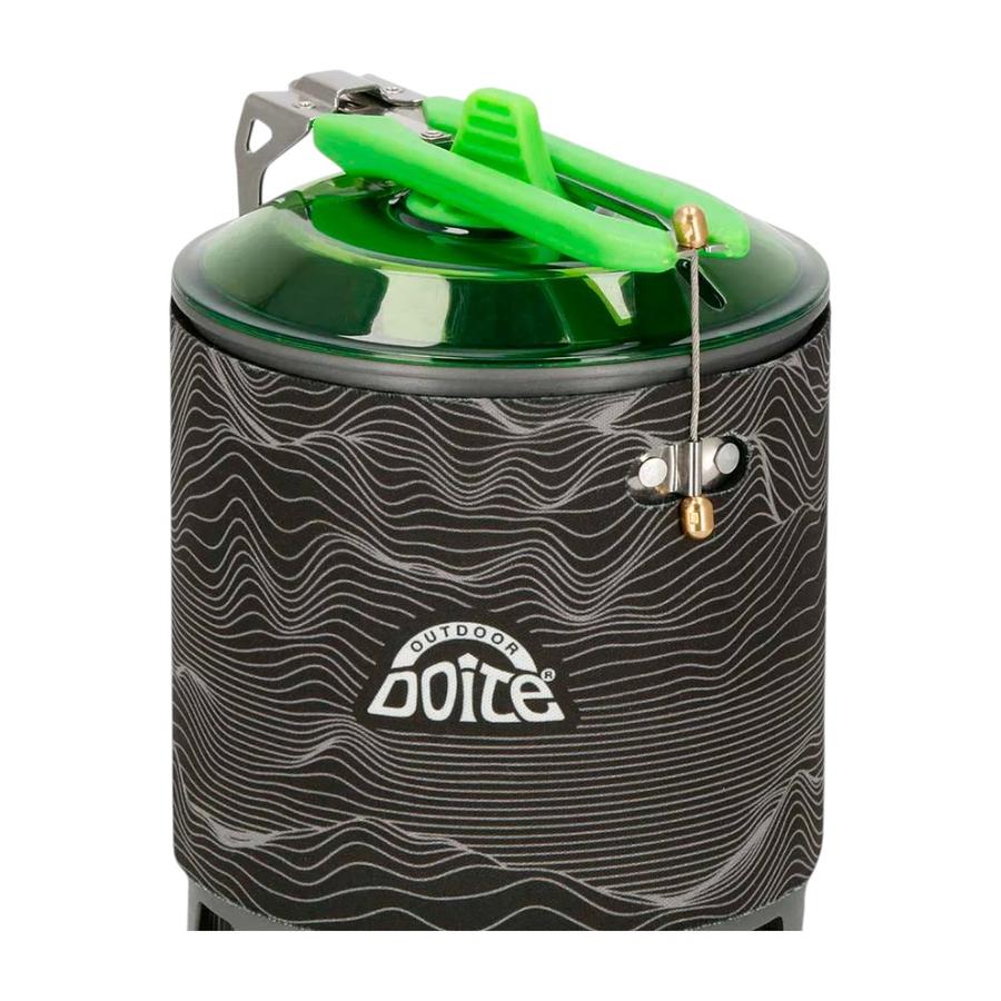 Cocinilla Con Olla de Ebullición Doite Jet Pot Verde