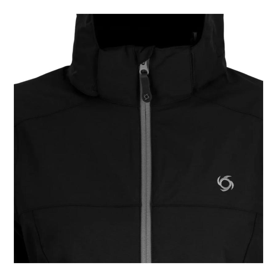 Chaqueta Cortavientos Mujer Doite Tempest Negro