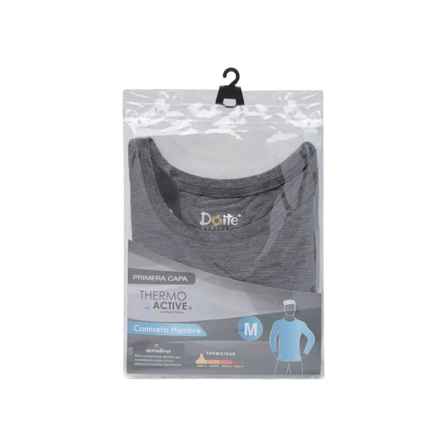 Camiseta Primera Capa Hombre Doite Thermoactive Gris