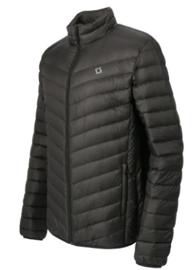 Chaqueta Pluma Doite Eboni Stripe Hombre Negro Dimarsa.cl