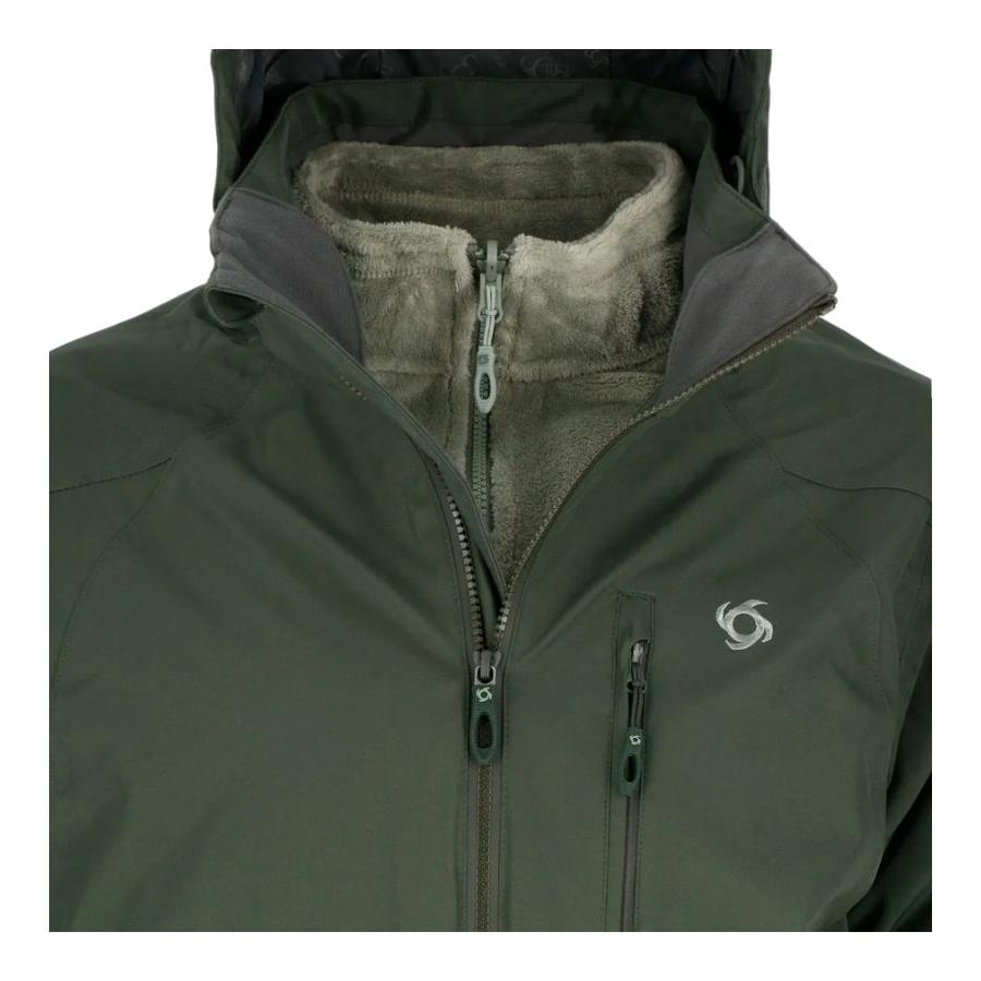 Chaqueta Outdoor Hombre Doite 3 En 1 Trevor Verde