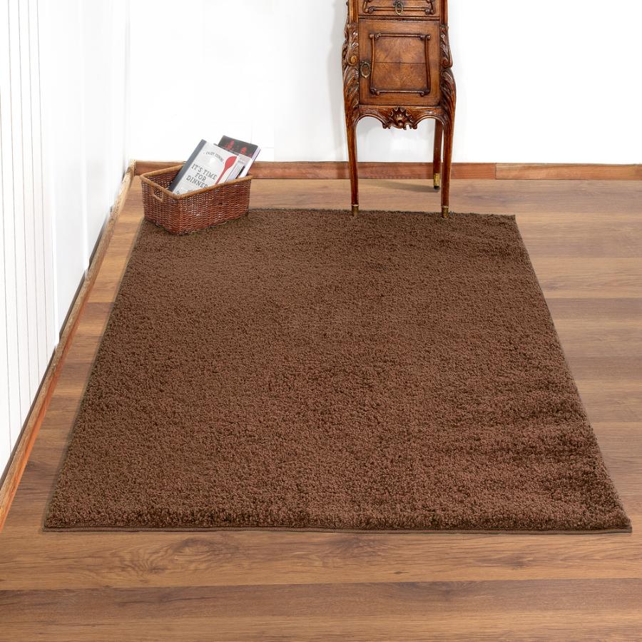 Alfombra Shaggy Classic Lisa 133X180 Cafe