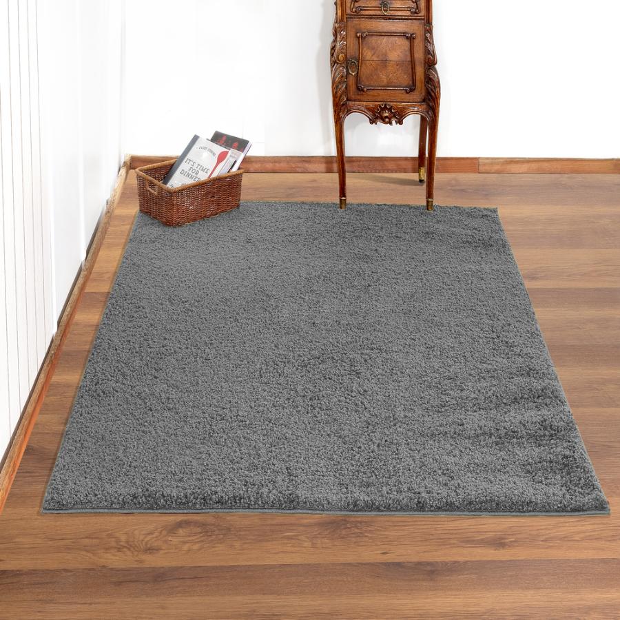 Alfombra Shaggy Classic Lisa 133X180 Gris