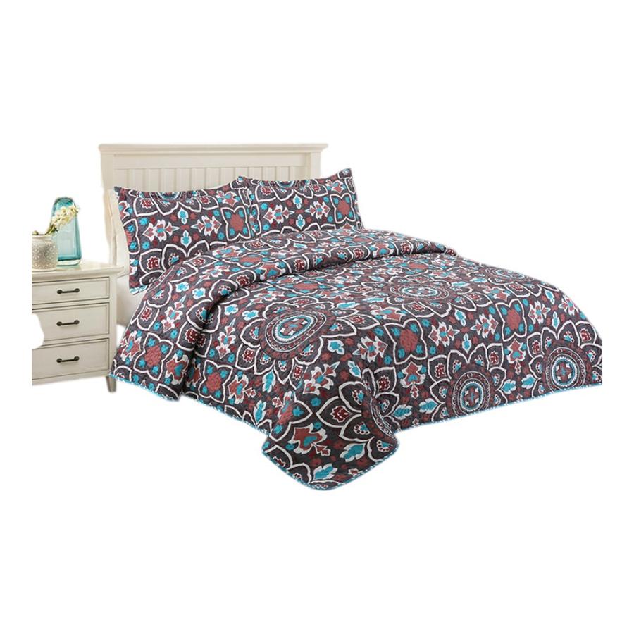Quilt Coleccionable Estampado Deluxe Reversible 2 PL Doral