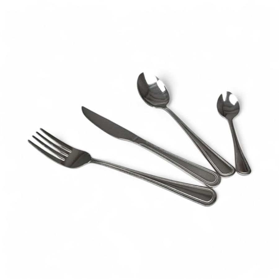 Set Cuchilleria 24 Piezas Doral Linea Austria Royal Plateado
