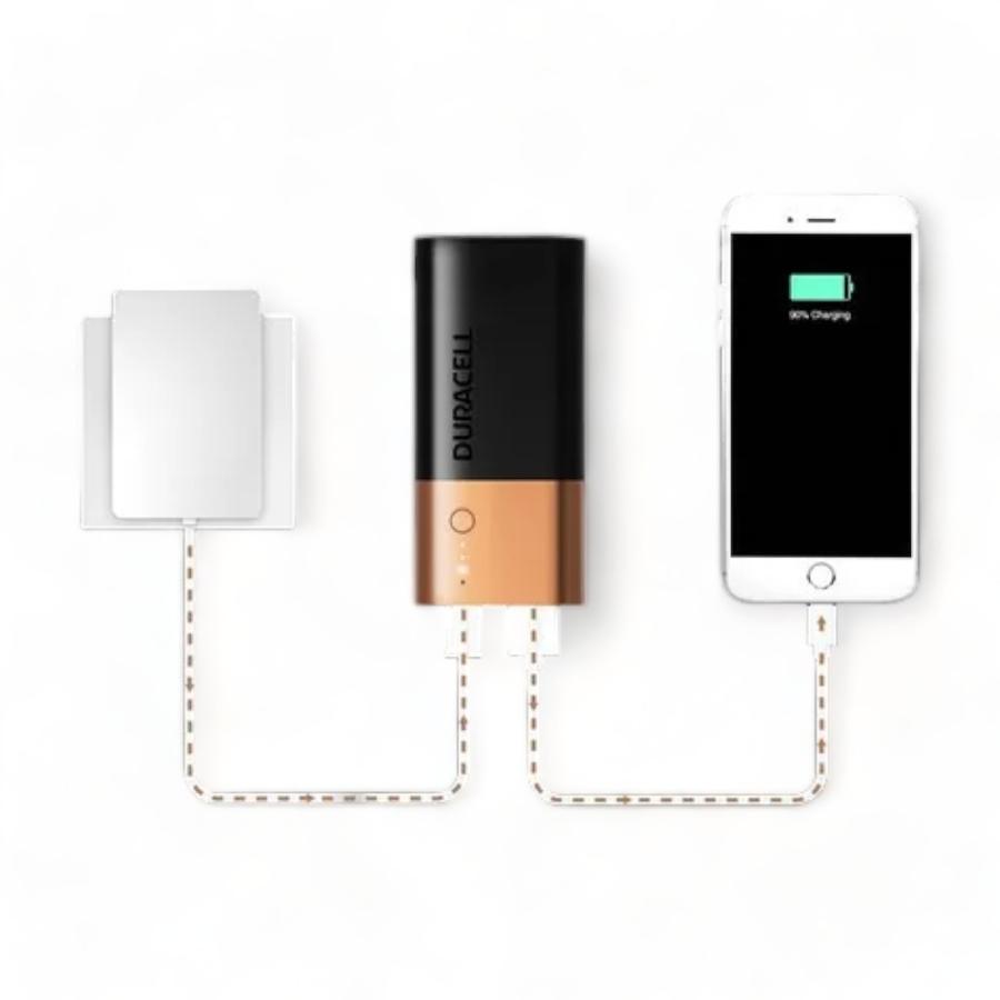 Power Bank Duracell Pb2 6700 Mah Negro