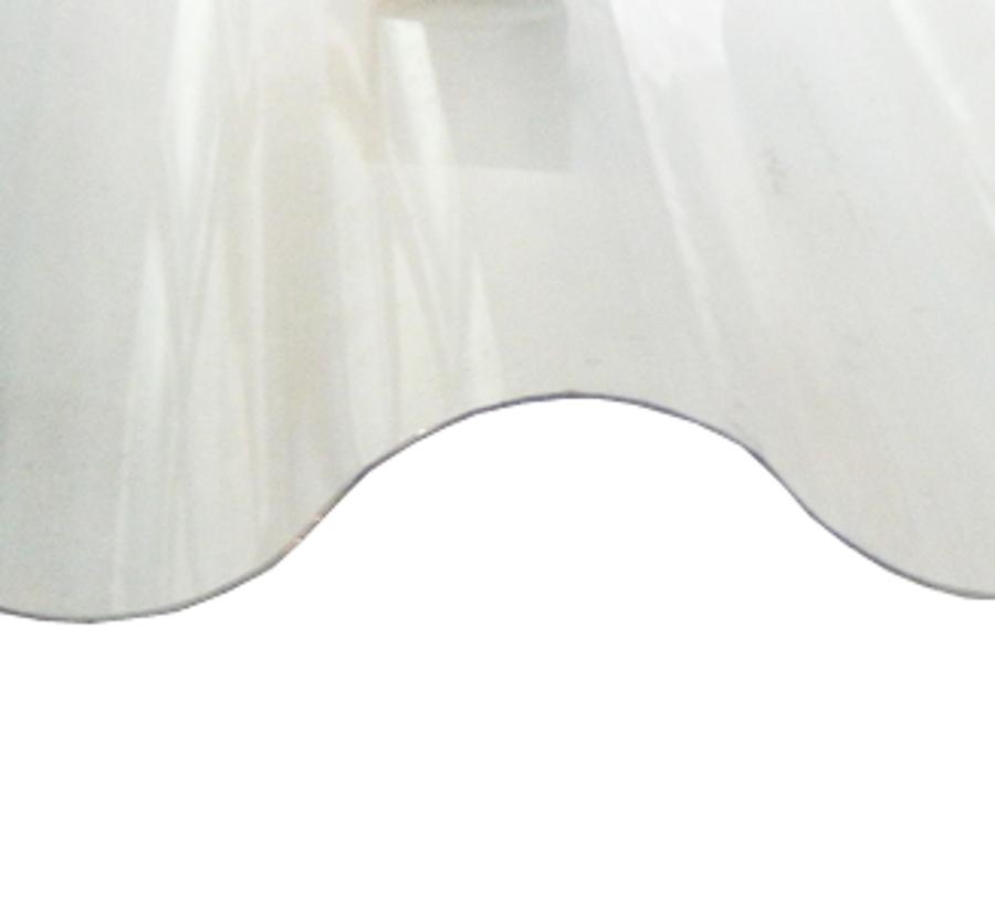 Policarbonato Ondulado Transparente 0,70 x 810 x 3660 mm