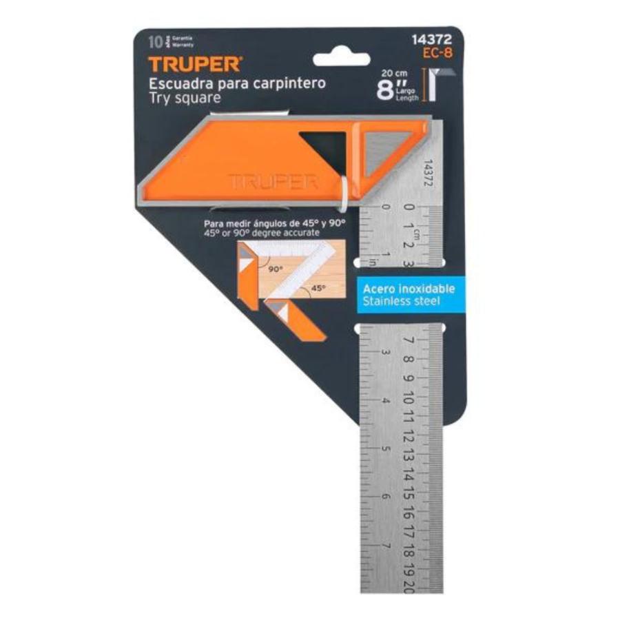 Escuadra Truper 8