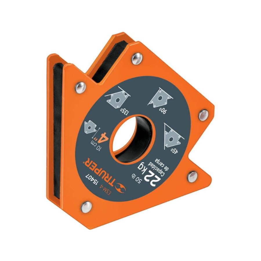 Escuadra Magnética Truper 4" Para Soldar Capacidad 23 kg