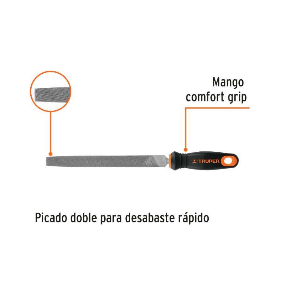 Lima Plana Truper 8 C/Mango (M.6)