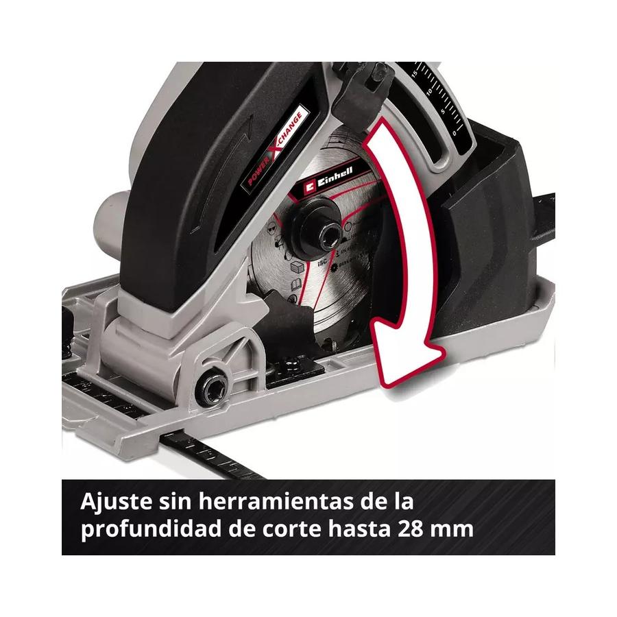 Mini Sierra Circular Einhell TE-CS 18/89 Li (Sin Batería)