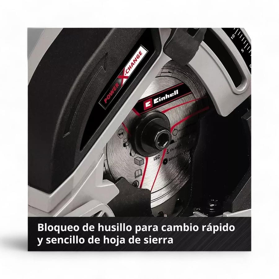 Mini Sierra Circular Einhell TE-CS 18/89 Li (Sin Batería)