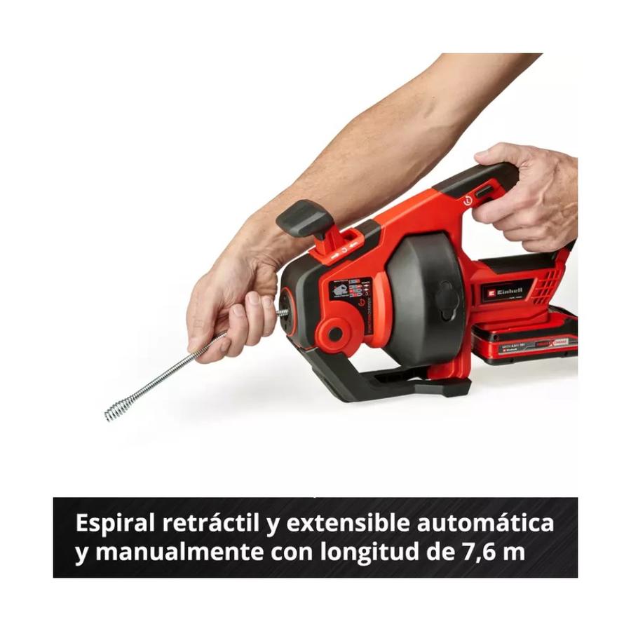 Limpiador De Tuberías Einhell TE-DA 18/760 (Sin Batería)