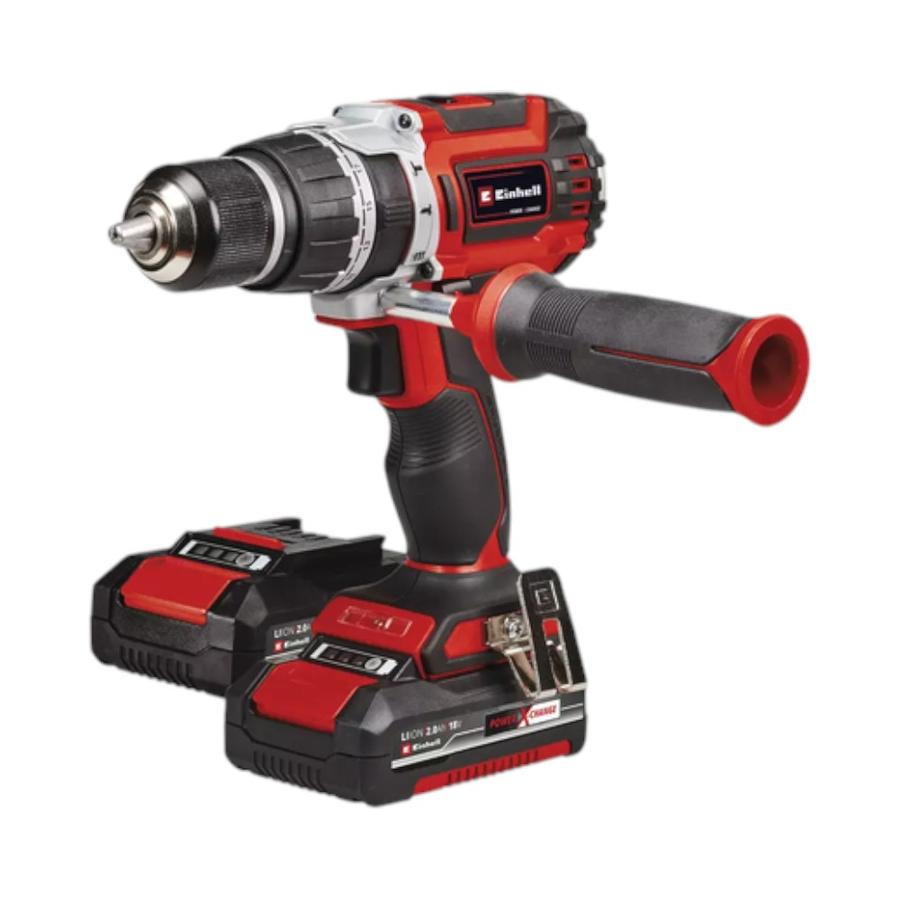 Taladro Percutor Inalámbrico Einhell 18V + Accesorios