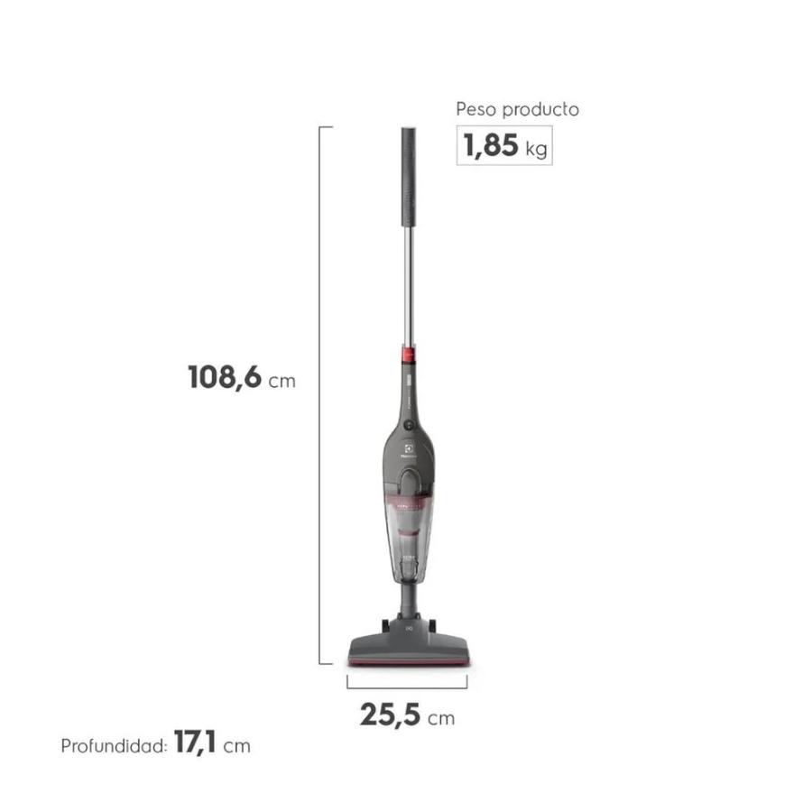 Aspiradora Vertical Con Cable Electrolux STK15 700W Gris