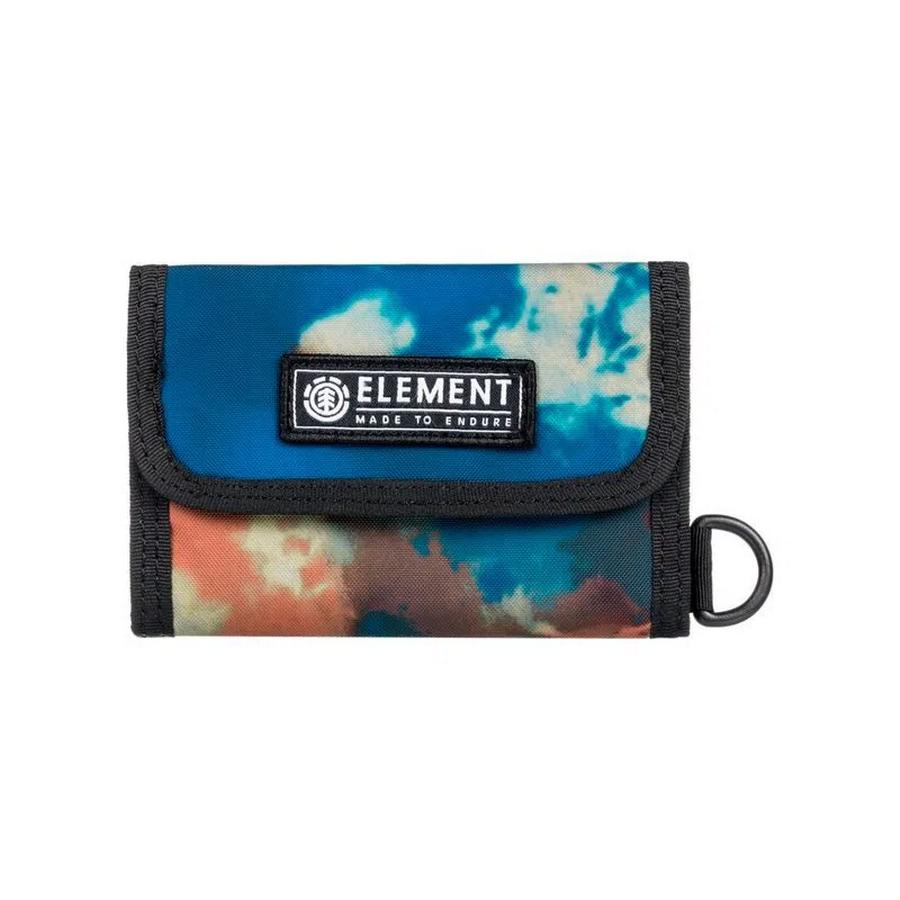 Billetera Element Tri fold Hombre Azul