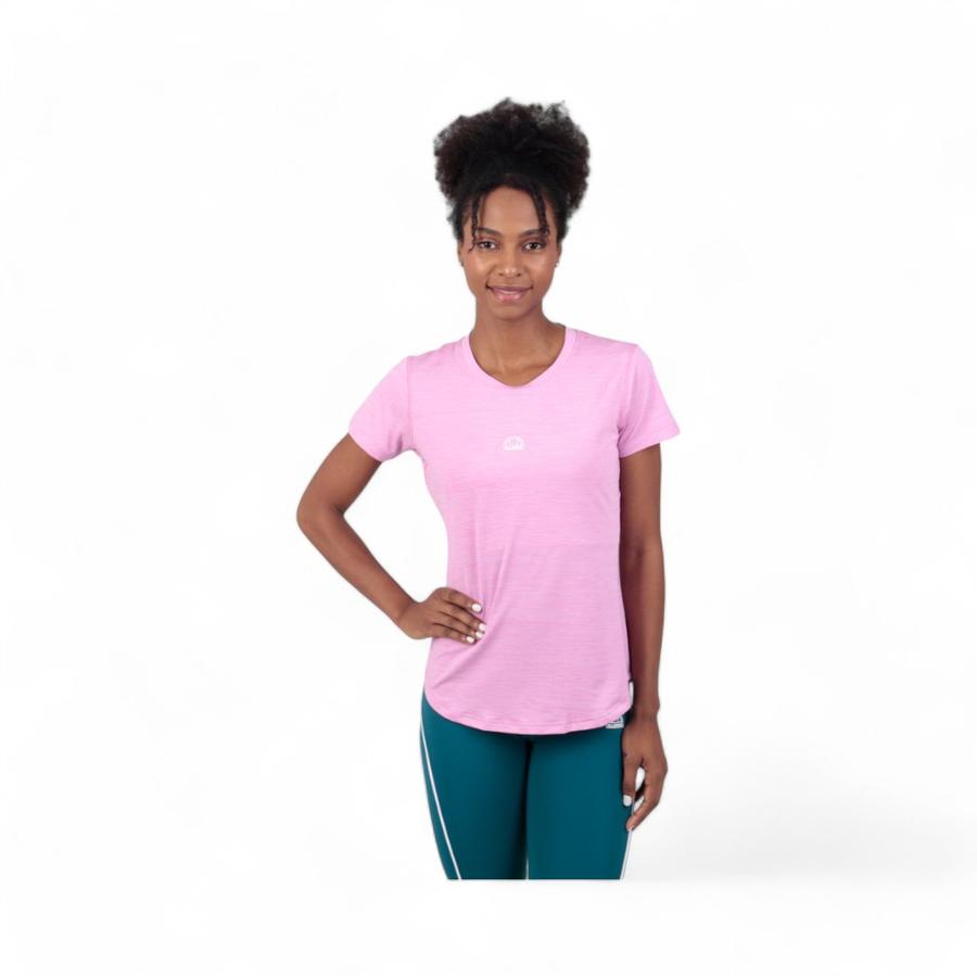 Polera Deportiva Mujer Ellesse Rachel Manga Corta Rosado
