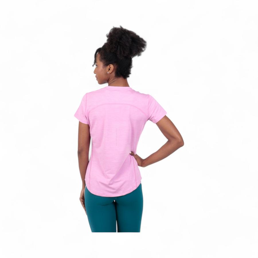 Polera Deportiva Mujer Ellesse Rachel Manga Corta Rosado
