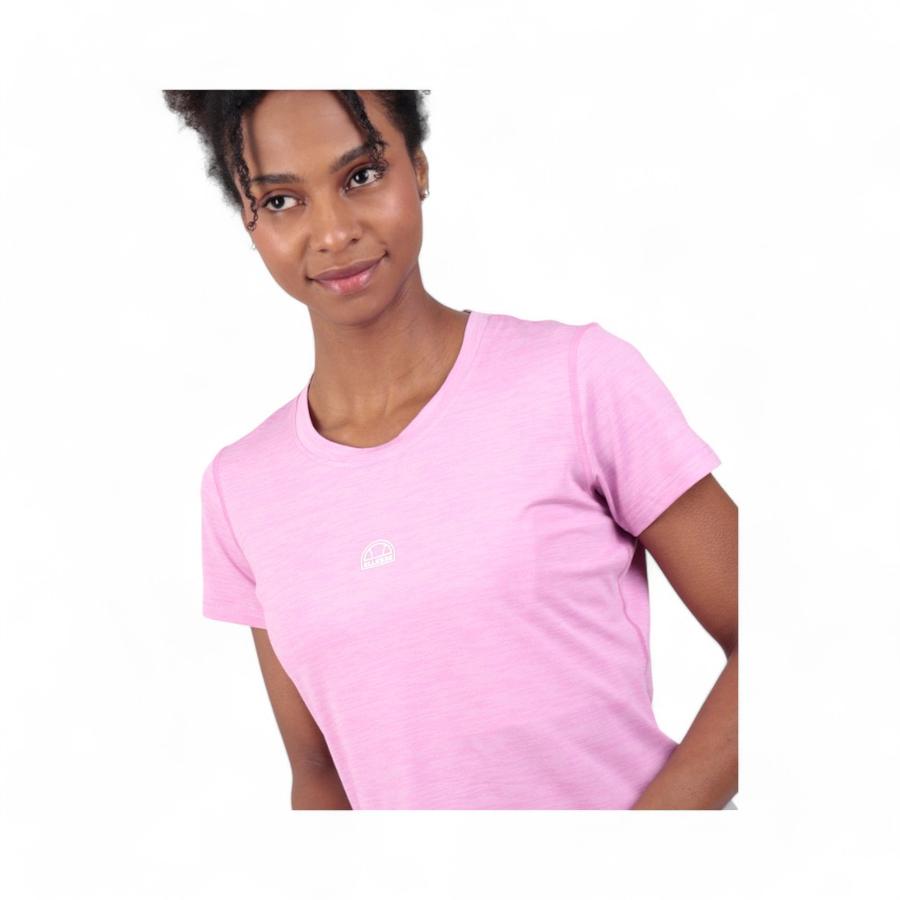 Polera Deportiva Mujer Ellesse Rachel Manga Corta Rosado