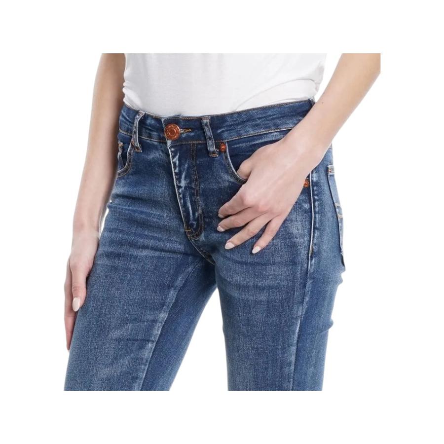 Jeans Recto Tiro Medio Mujer Ellus Janice Azul