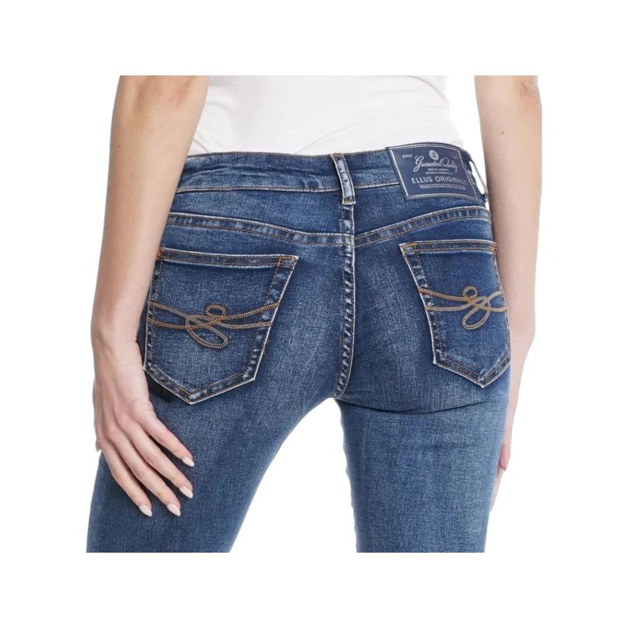 Jeans Recto Tiro Medio Mujer Ellus Janice Azul
