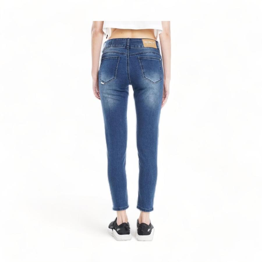 Jeans Mujer Ellus Candice Tiro Medio Azul