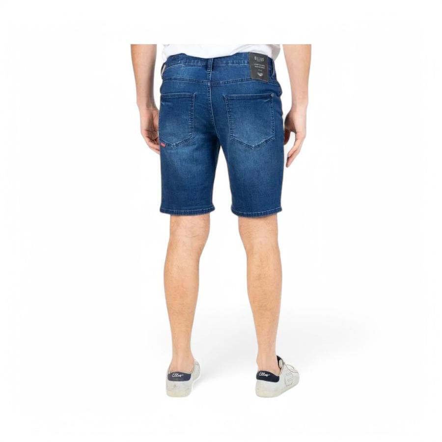 Short Hombre Ellus Bob Tiro Medio Azul