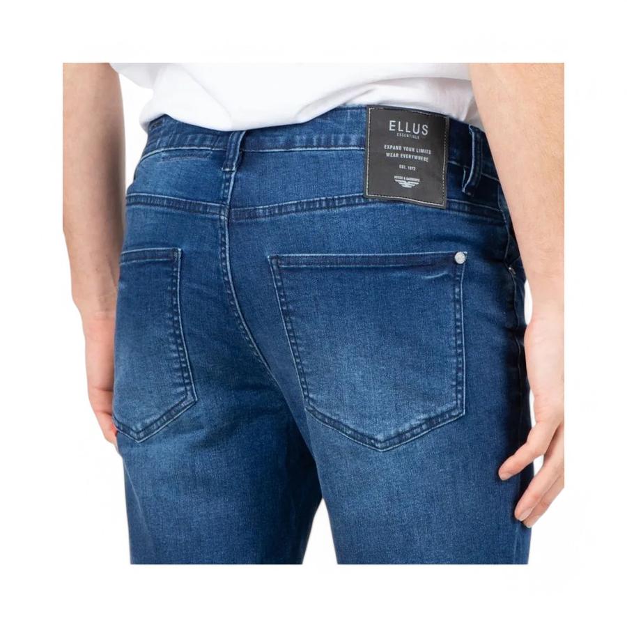 Short Hombre Ellus Bob Tiro Medio Azul