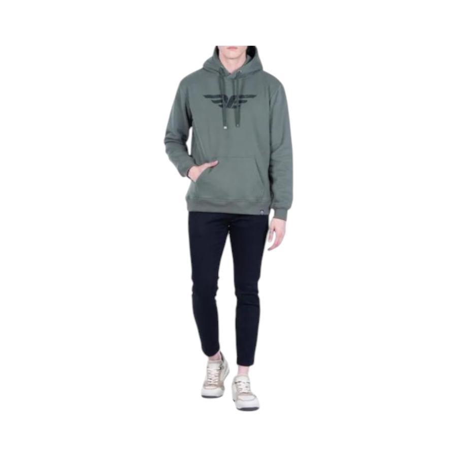 Polerón Ellus SML63920 Military Hoodie Verde Oscuro