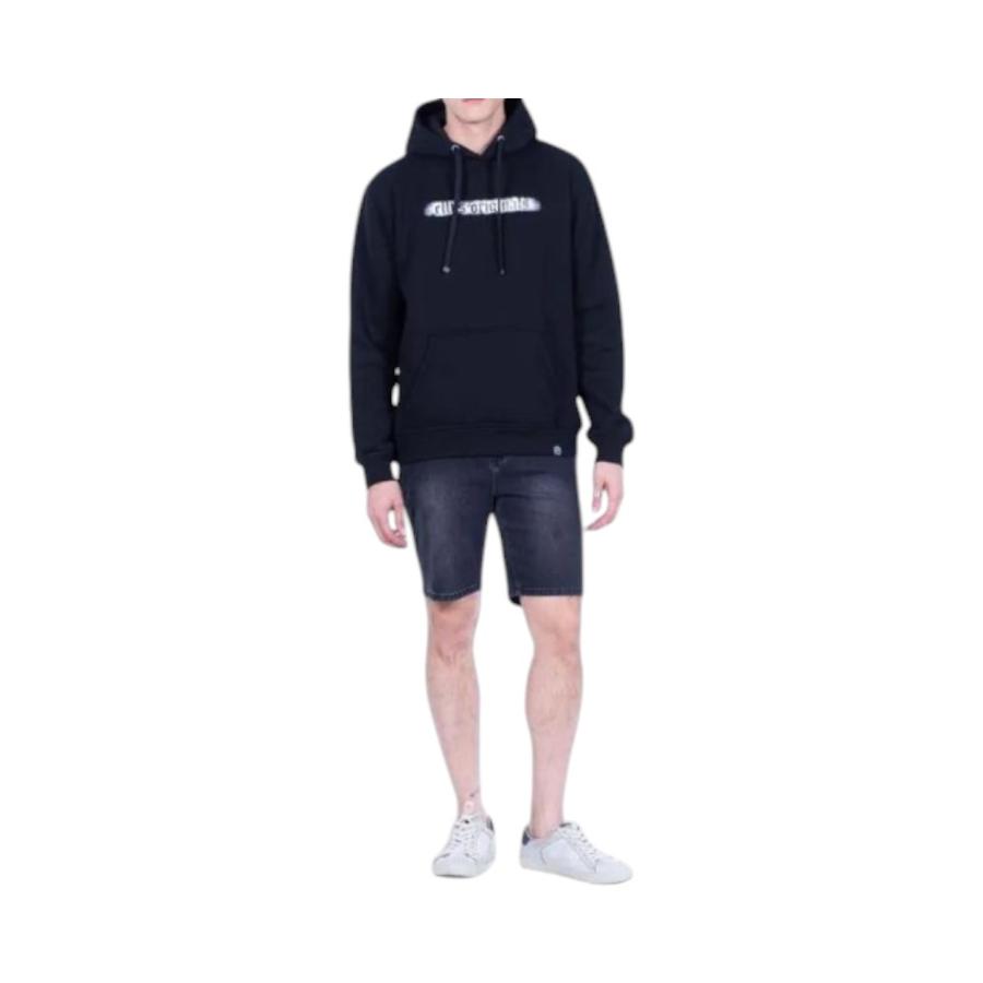 Polerón Ellus SML63921 Military Hoodie Negro