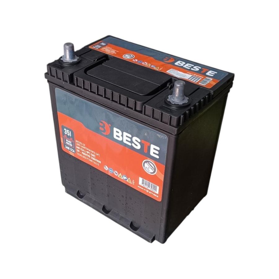 Batería Para Auto Beste 55 Amperes Positivo Izq. 350 CCA