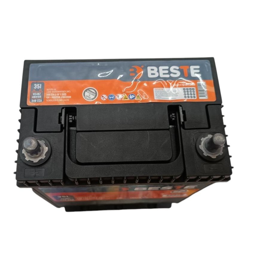 Batería Para Auto Beste 55 Amperes Positivo Izq. 350 CCA