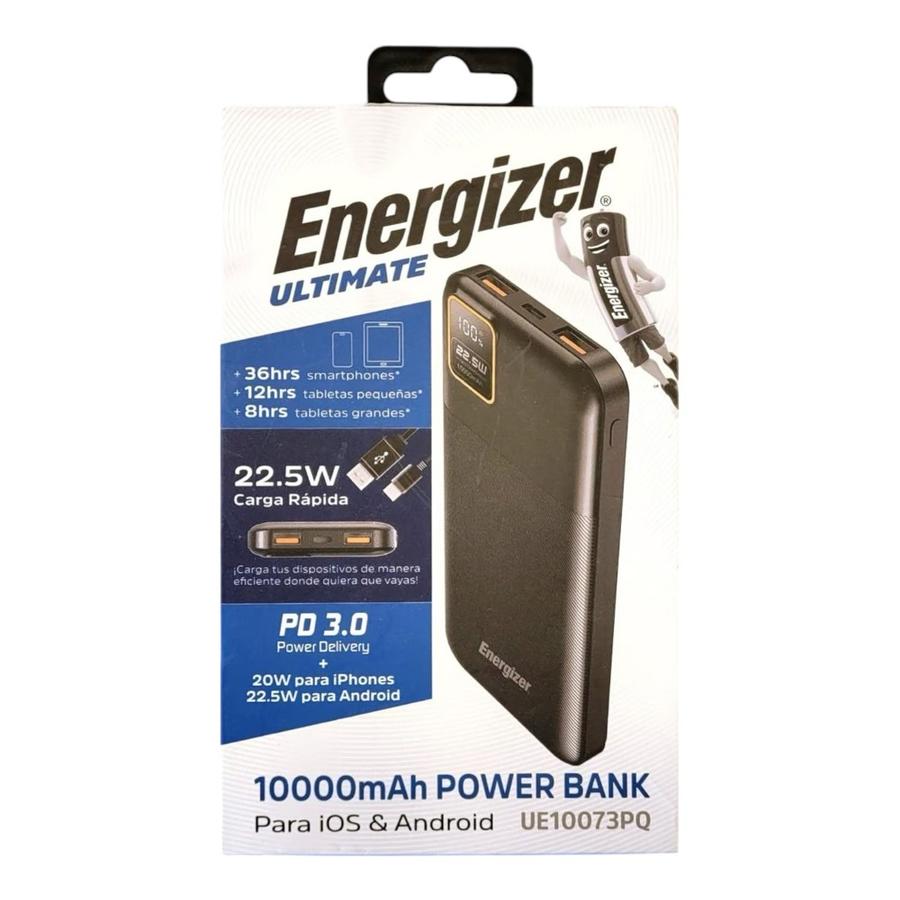 Power Bank Energizer Ultimate Portátil 10000 mAh Negro