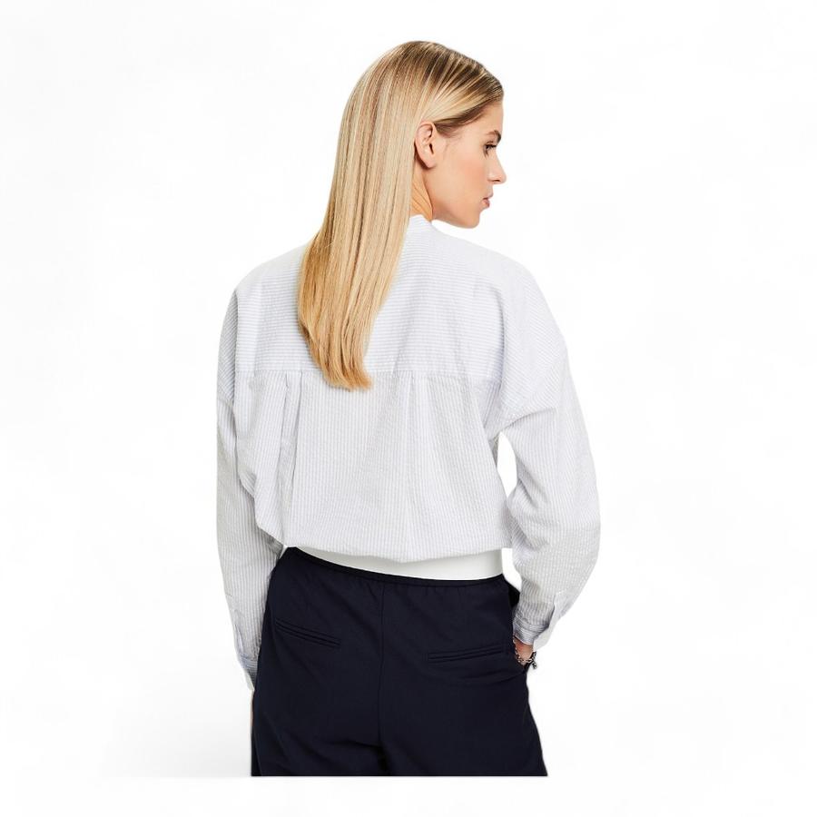 Blusa De Manga Larga Mujer Esprit Diseño Rayas