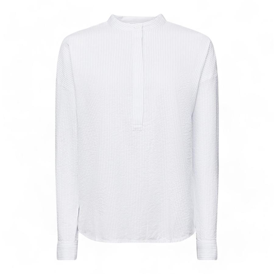 Blusa De Manga Larga Mujer Esprit Diseño Rayas