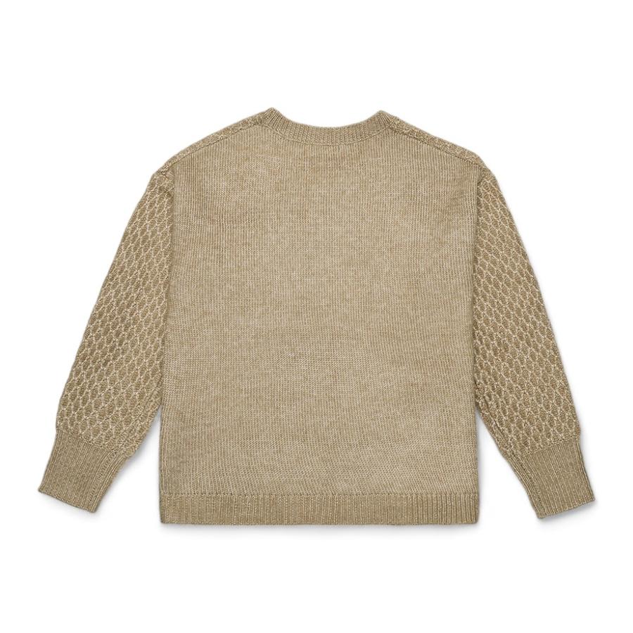 Sweater De Cuello Redondo Mujer Esprit Café
