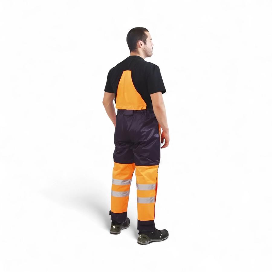 Jardinera De Seguridad Hombre Everest Laskar Azul/Naranjo