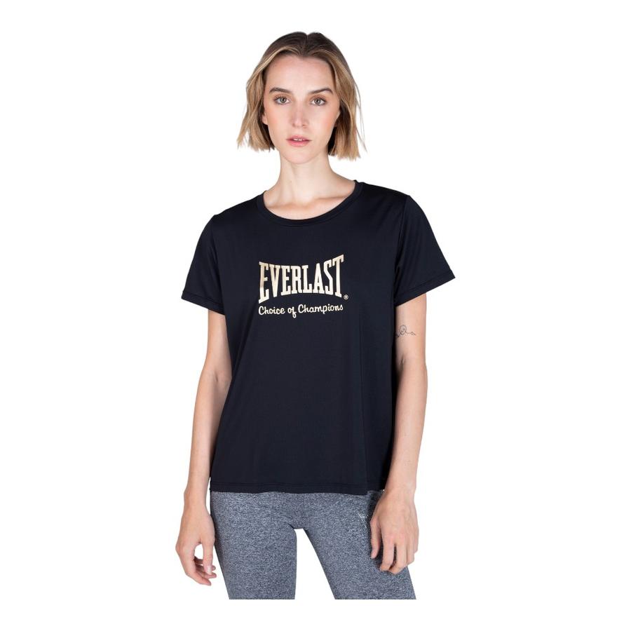 Polera Urbana Mujer Everlast Turin Negro