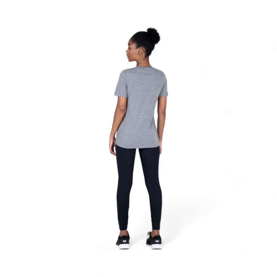 Polera Deportiva Mujer Everlast Standard Manga Corta Gris