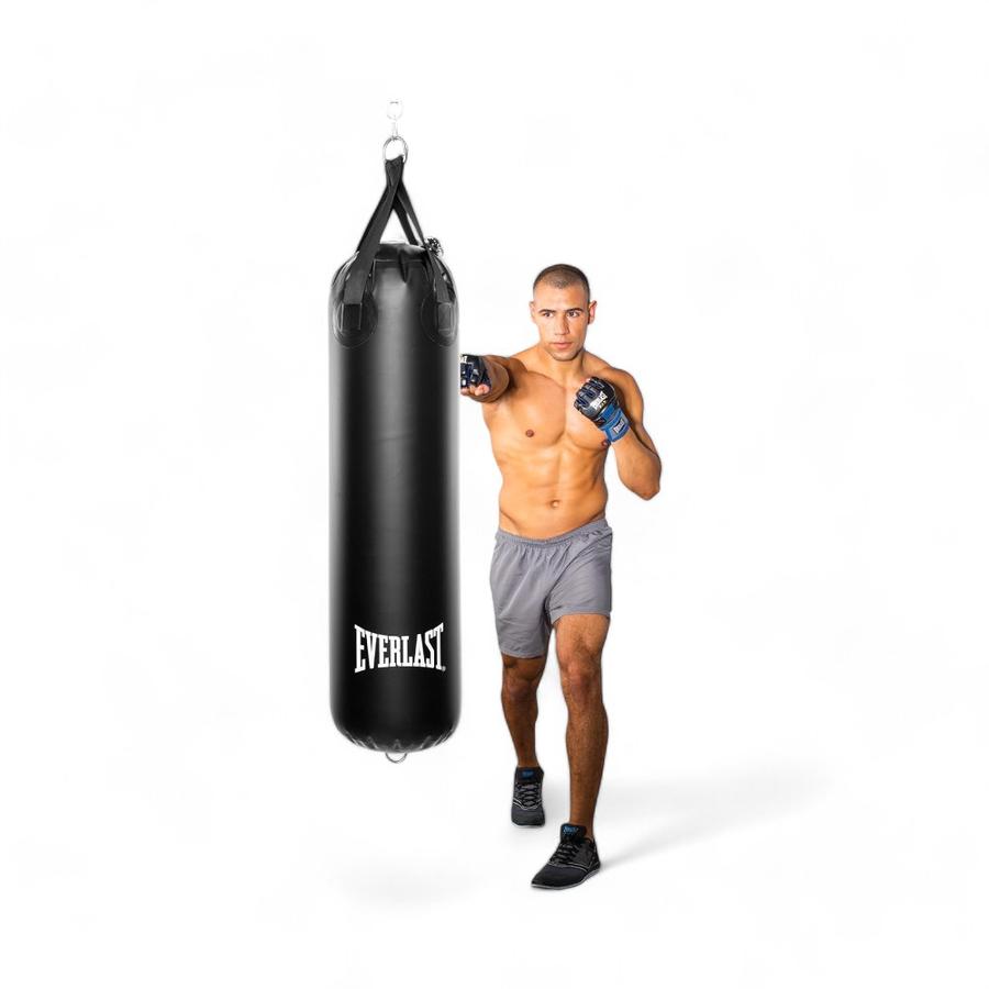 Saco De Boxeo Everlast Hydrostrike 45 Litros Negro