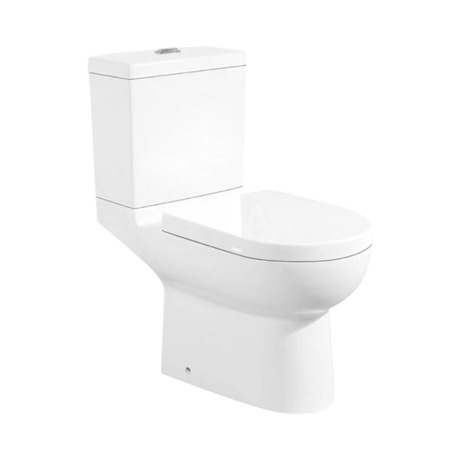 Juego Inodoro Fanaloza Cádiz Con Asiento Sof Close Blanco