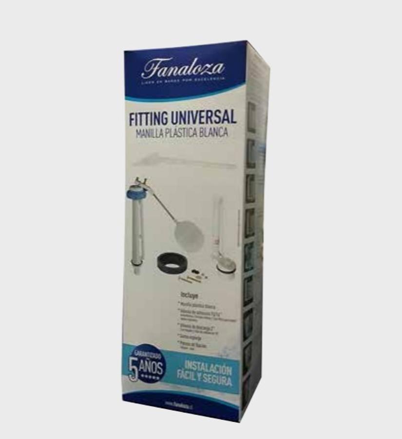 Fitting Universal Manilla Plastica Blanco