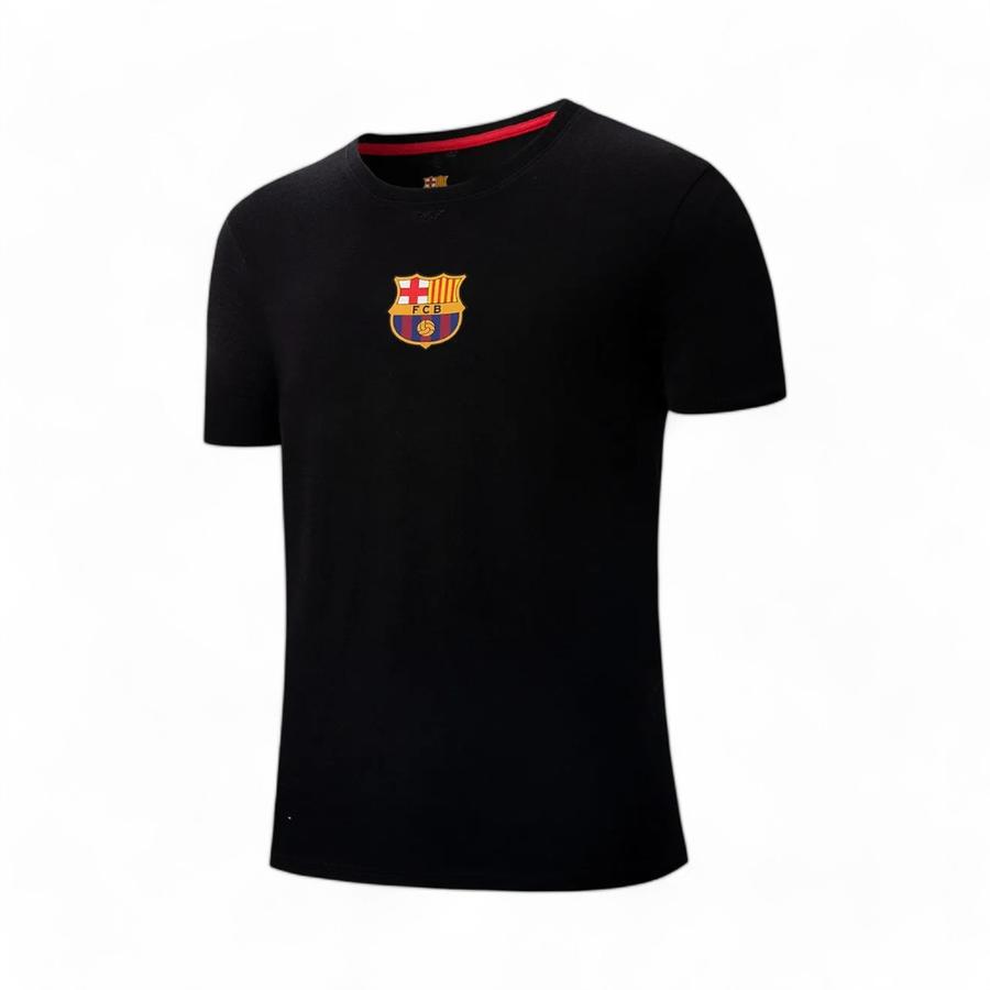 Polera Deportiva Hombre Barcelona Negro