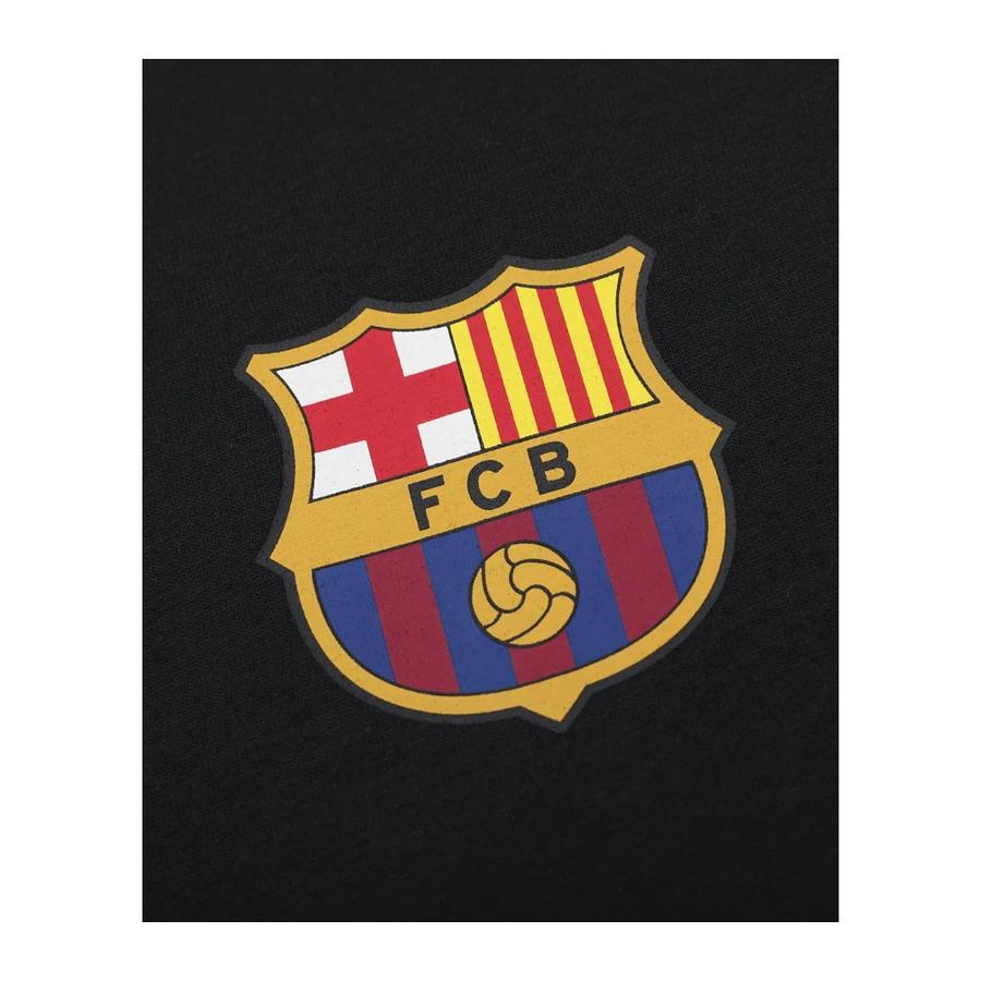 Polera Deportiva Hombre Barcelona Negro