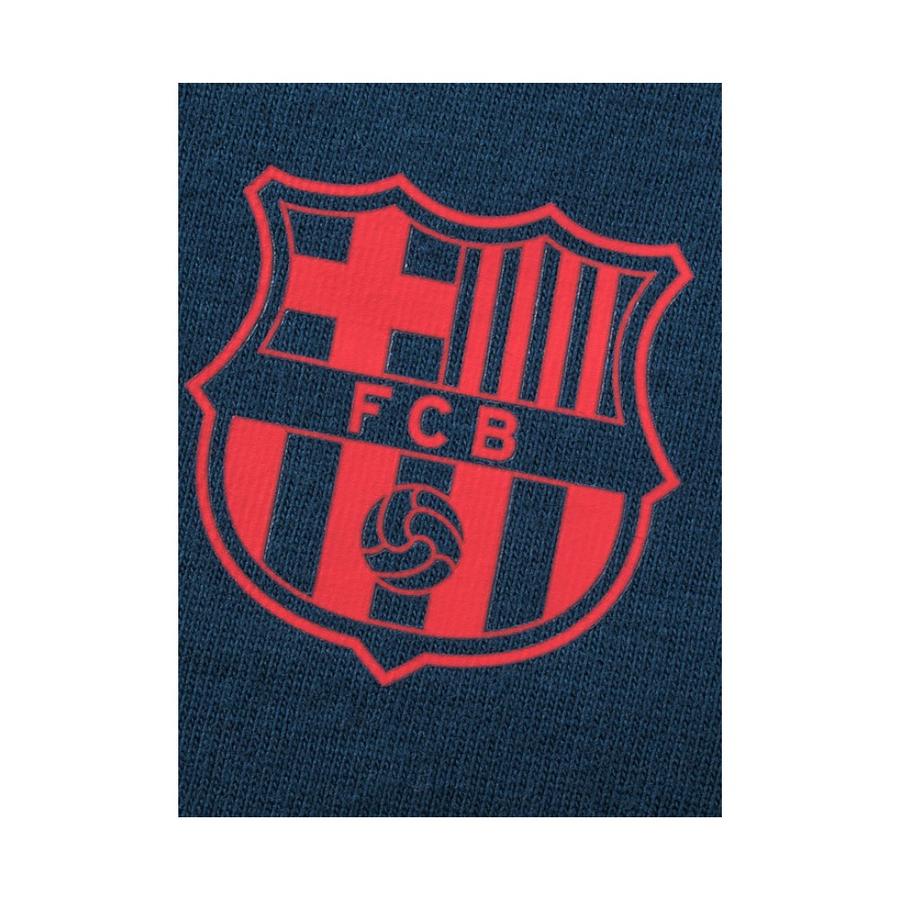 Polera Deportiva Hombre Barcelona FexPro Logo Grande Azul