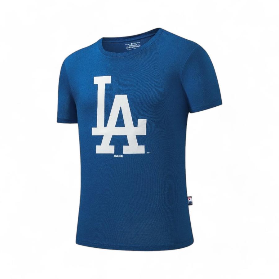 Polera Hombre MLB Primary LA Dodgers Manga Corta Azul