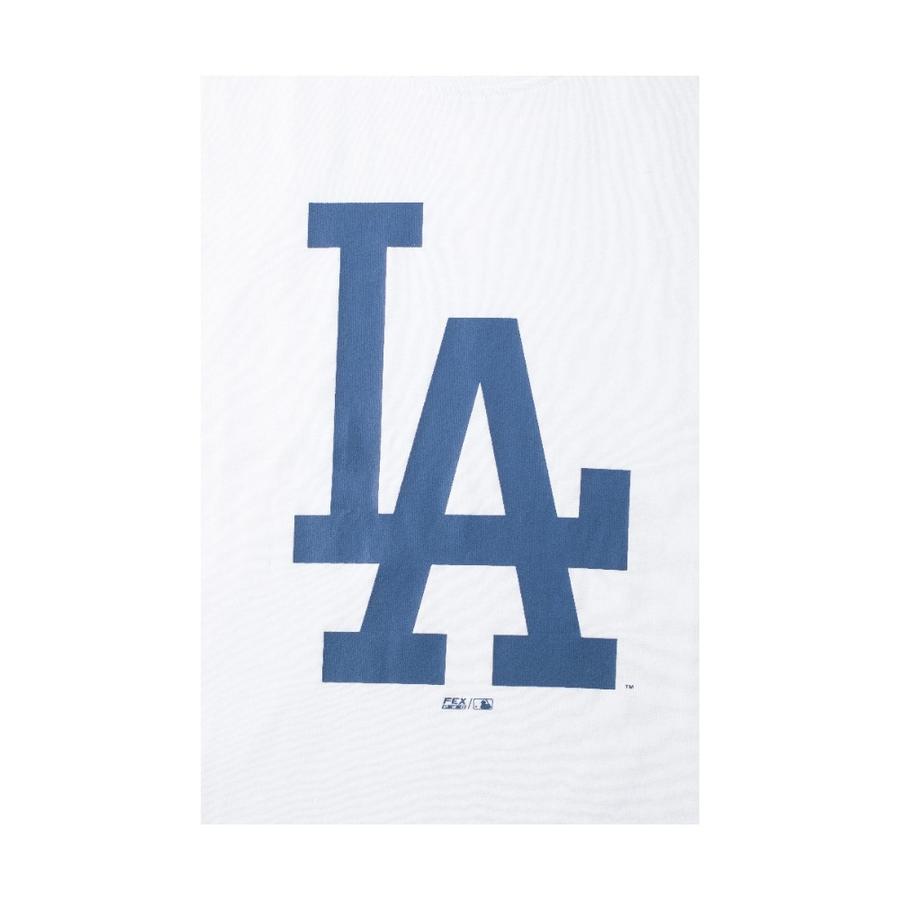 Polera Hombre MLB LA Dodgers Manga Corta Blanco/Azul