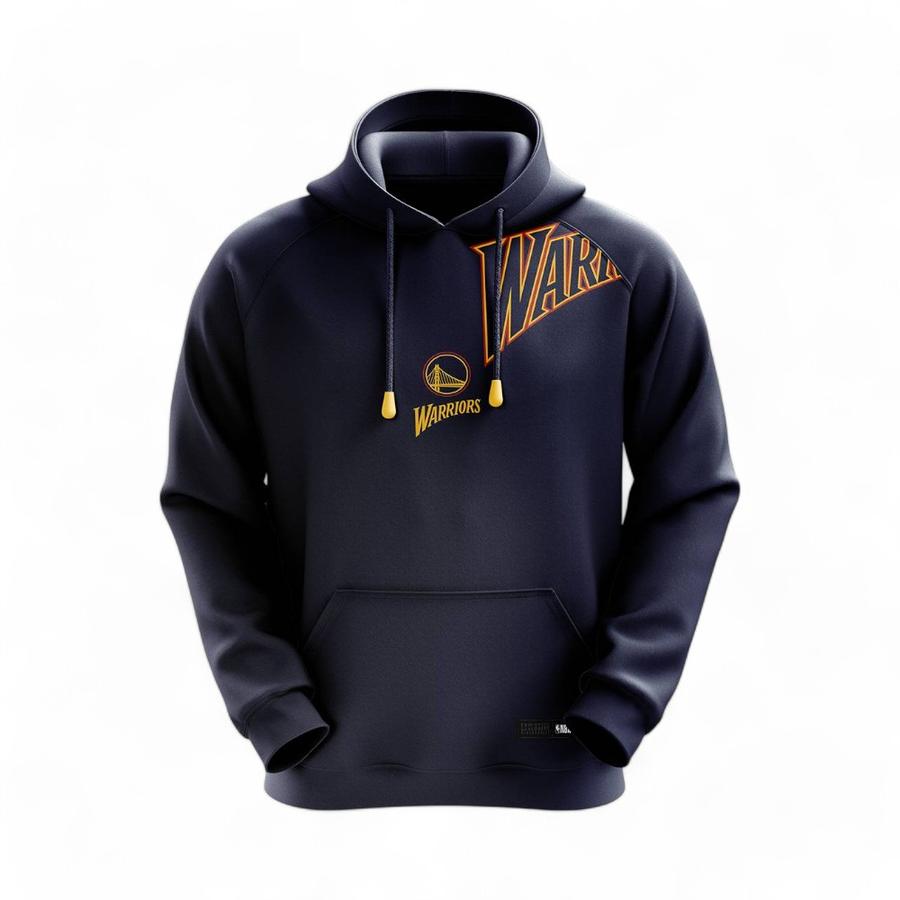 Polerón Hombre NBA Golden State Warriors Azul Marino