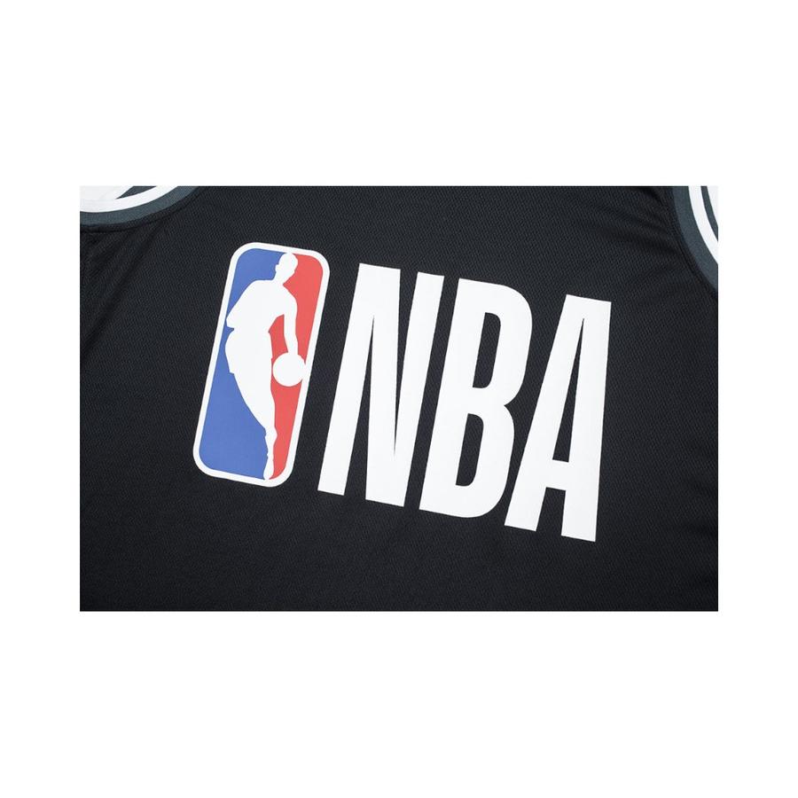 Camiseta Basketball Hombre NBA Logo Negro/Blanco